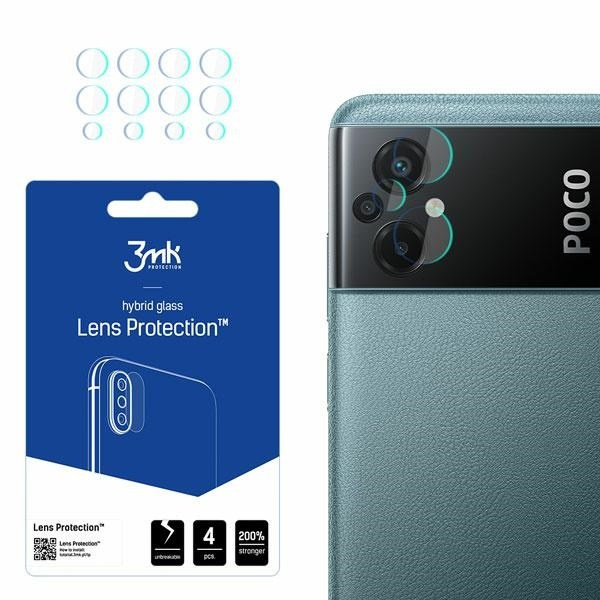 3MK LENS PROTECT XIAOMI POCO M5 PROTECTION FOR THE CAMERA LENS 4 PCS