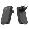 Beline Ład. siec. 1x USB-C + 1x USB 65W  czarna /black (only head) PD 3.0 + QC 3.0  BLN2CW65