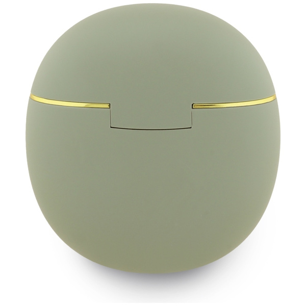 Słuchawki TWS Guess Gold Line Triangle   khaki