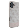 Guess GUHCP16MG4GLPI iPhone 16 Plus 6.7"różowy/pink hardcase 4G Bottom Stripe
