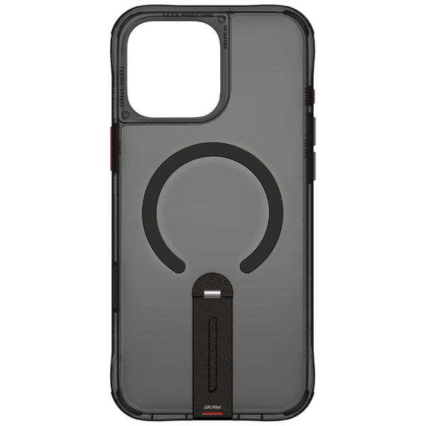 Etui Skinarma Helix do iPhone 16 Pro Max Magnetic Charging 360 Rotating Stand czarny