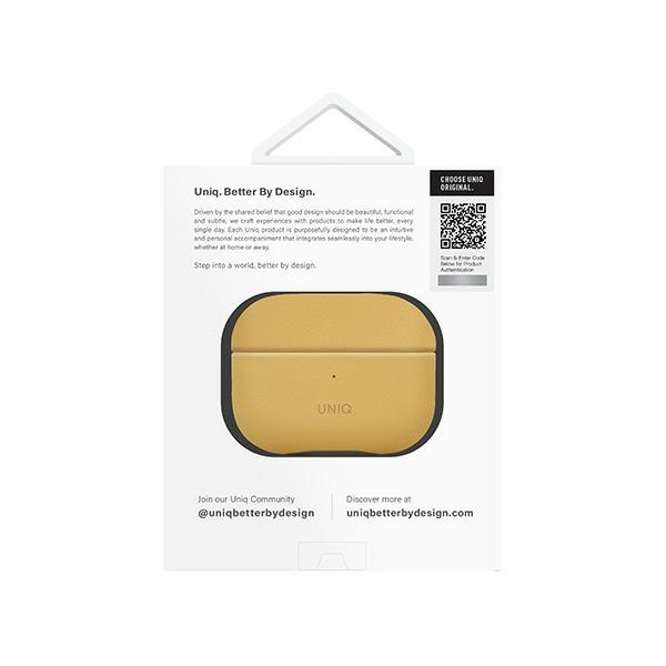 UNIQ etui Lyden DS AirPods Pro 2 gen(2022/2023) żółto-szary/canary yellow-flint grey