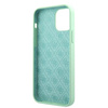 Guess GUHCP12MLSLMGGN iPhone12/12 Pro 6,1" zielony/green hardcase Metal Logo Script