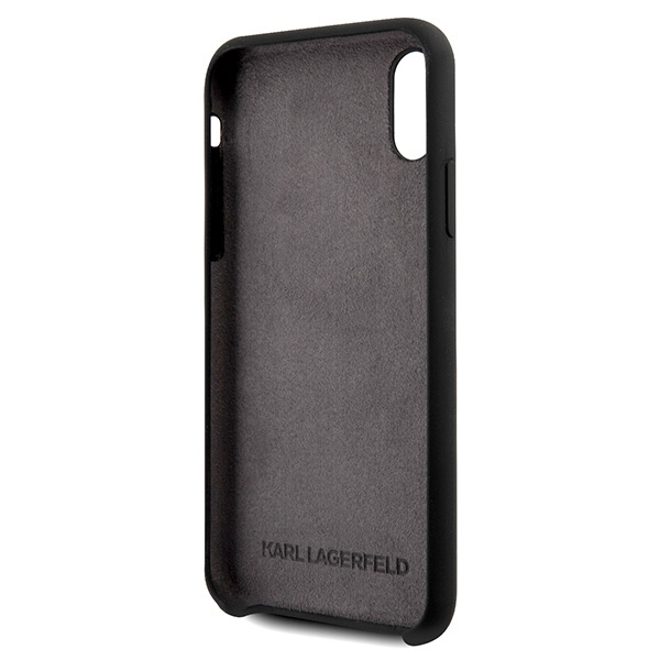 KARL LAGERFELD KLHCPXBHWHBK IPHONE X/XS HARDCASE CZARNY/BLACK GLOSSY BAUHAUS