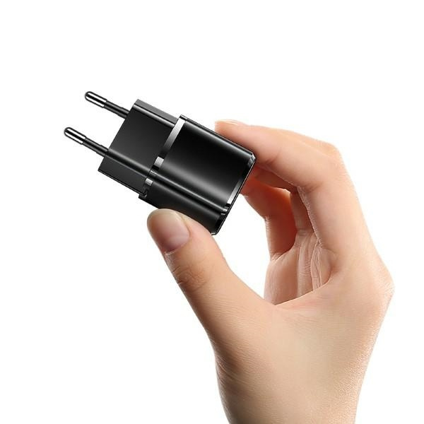 USAMS Ład. siec. 1xUSB-C T36 mini 20W(only head) PD3.0 Fast Charging czarny/black CC124TC01 (US-CC124)