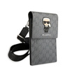 KARL LAGERFELD TOREBKA KLWBSAMIPG SREBRNY/SILVER IKONIK KARL MONOGRAM PATCH