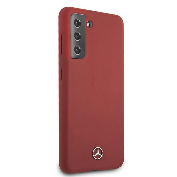 Mercedes MEHCS21SSILRE S21 G991czerwony/red hardcase Silicone Line