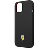 Ferrari FEHCP14SSIBBK iPhone 14 6.1" black/black hardcase Silicone Metal Logo