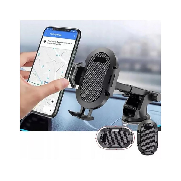 TELESCOPIC CAR HOLDER FOR WINDOW / BOARD BLACK-RED