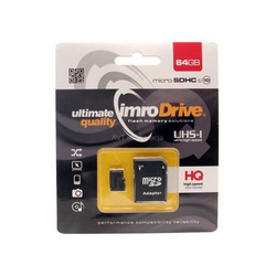 Imro karta pamięci 64GB microSDXC kl. 10 UHS-I + adapter