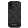 Guess GUHCP16MG4GLGR iPhone 16 Plus 6.7" szary/grey hardcase 4G Bottom Stripe