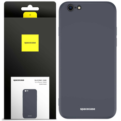 Spacecase Etui Silicone Case iPhone 7/8/SE black