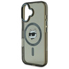 Karl Lagerfeld KLHMP16SHLSCHK iPhone 16 6.1" czarny/black hardcase IML Metal Choupette Head MagSafe