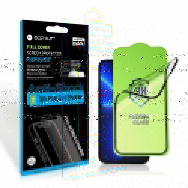 Szkło hybrydowe Bestsuit Flexible 5D Full Glue do Samsung Galaxy S20 czarny (Hot Bending) - działający czytnik