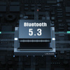 USAMS Słuchawki Bluetooth 5.3 TWS Rhymbo Series bezprzewodowe niebieski/blue BHUYO03 (US-YO17)