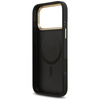 Etui Guess Peony Hot Stamp MagSafe do    iPhone 17 Pro Max czarny