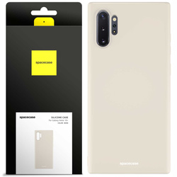 Spacecase Etui Silicone Case Galaxy Note 10+ bone