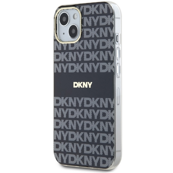 DKNY DKHMP15SHRHSEK iPhone 15 / 14 / 136.1" czarny/black hardcase IML Mono & Stripe MagSafe