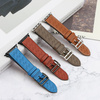 Strap Leather skórzany pasek Apple Watch Ultra, SE, 8, 7, 6, 5, 4, 3, 2, 1 (49, 45, 44, 42 mm) opaska bransoleta czerwony