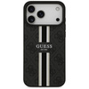 Etui Guess 4G Printed Stripes MagSafe do iPhone 17 Pro Max czarny