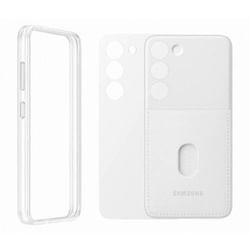 Samsung Frame Cover for Samsung Galaxy S23 case with interchangeable backs white (EF-MS911CWEGWW)