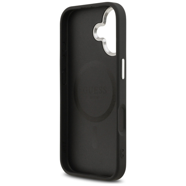 Etui Guess Classic Logo MagSafe do       iPhone 17 czarny