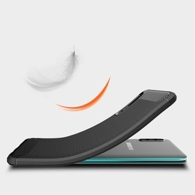 CASE ETUI CARBON LUX CZARNY SAMSUNG GALAXY A70