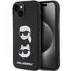 KARL LAGERFELD KLHCP15SSDHKCNK IPHONE 15 / 14 / 13 6.1" CZARNY/BLACK SILICONE KARL&CHOUPETTE HEAD