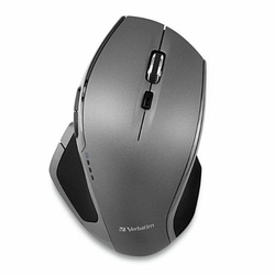 Verbatim Mysz bezprzewodowa Deluxe1600 dpi szary/grey 49041