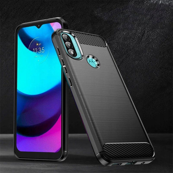 TECH-PROTECT TPUCARBON MOTOROLA MOTO E20 / E30 / E40 BLACK