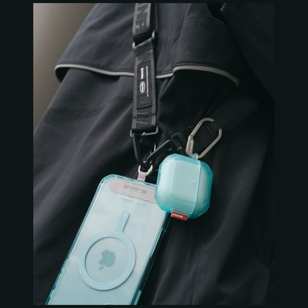 Etui Skinarma Mecha CE do AirPods 4      oliwkowy