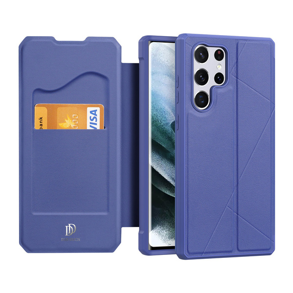 DUX DUCIS SKIN X HOLSTER COVER FOR SAMSUNG GALAXY S22 ULTRA BLUE