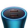 Baseus Golden Contactor Pro car charger 2x USB-C 40W blue (CGJP000003)