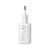 Joyroom JR-TCF20 USB-C PD 20W network charger - white + USB-C / USB-C cable 1m