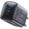 Ładowarka sieciowa USAMS CC290 T66 45W   GaN 1xUSB-A 1xUSB-C tarnish
