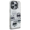 Etui Karl Lagerfeld IML Multi K&C Head   Pattern do iPhone 16 Pro Max przezroczysty