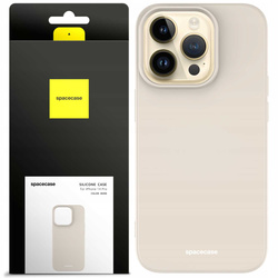 Spacecase Etui Silicone Case iPhone 14 Pro bone