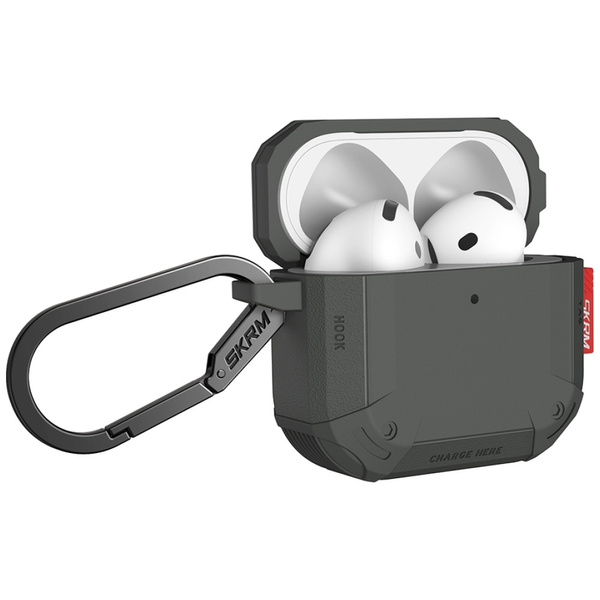 Etui Skinarma Mecha CE do AirPods 4      oliwkowy