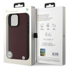 BMW BMHMP16X23RDDR iPhone 16 Pro Max 6.9" czerwony/red hardcase Sign Leather Diamond Metal Logo MagSafe