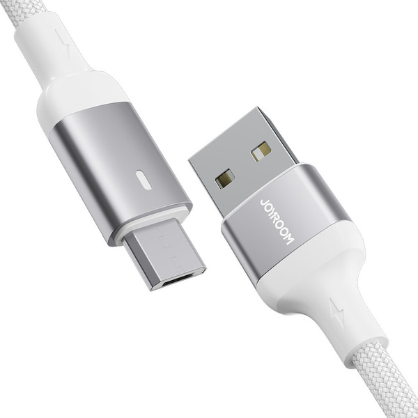 Joyroom kabel USB - USB C 3A do szybkiego ładowania i transferu danych A10 Series 3 m biały (S-UC027A10)