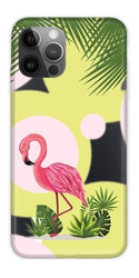 CaseGadget ETUI NADRUK FLAMING I KWIATY IPHONE 12 PRO MAX