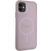 GUESS GUHMN61PSAHMCP IPHONE 11 / XR 6.1 "PINK / PINK HARDCASE SAFFIANO MAGSAFE