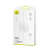 USAMS Ład. indukcyjna US-CC096 10Wz kablem lightning biały/white CC96WH02