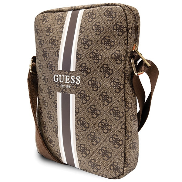 Guess Torba GUTB10P4RPSW 10"brązowy/brwon 4G Stripes Tablet Bag