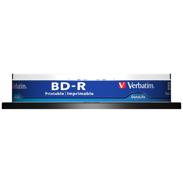 Płyta BD-R Verbatim SL Printable         Datalife 6X 25GB 10szt 43804