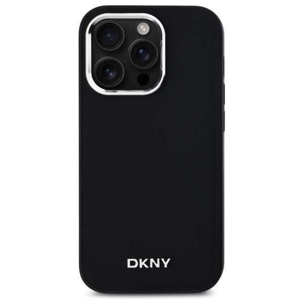 DKNY DKHMP14LPSCMCLK iPhone 14 Pro6.1" czarny/black hardcase Plain Logo MagSafe