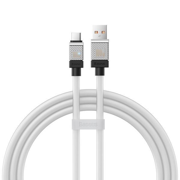 Baseus kabel CoolPlay USB - USB-C 1m 100W biały