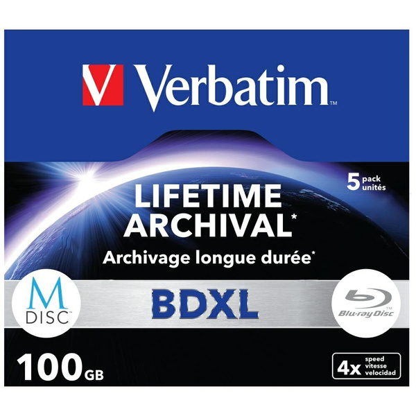 Płyta BD-XL Verbatim M-Disc 100GB 4X     5szt 43849