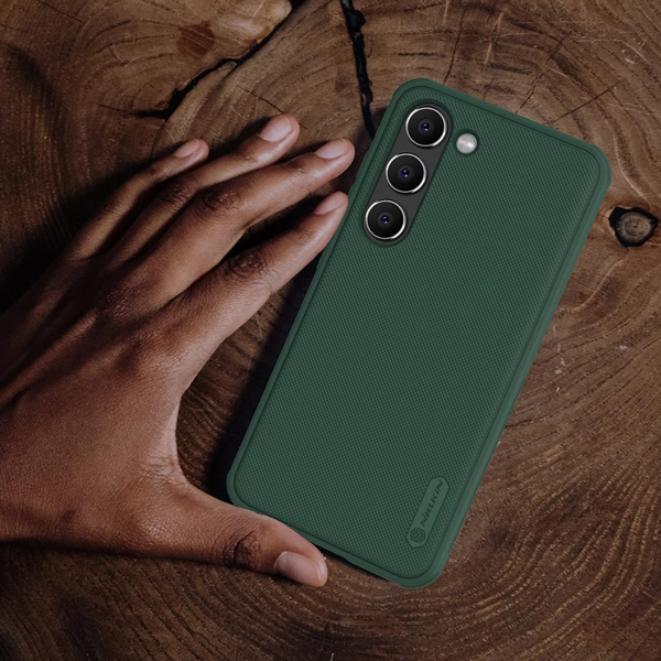 Nillkin Super Frosted Shield Pro case for Samsung Galaxy S23+ armored cover + phone stand red