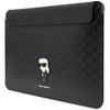 Pokrowiec Karl Lagerfeld Saffiano Monogram Ikonik na laptopa 14" - czarny